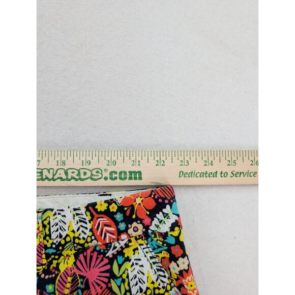 Crown & Ivy Women's Short Size 24W Floral Jungle Print Chino Casual - Picture 5 of 11